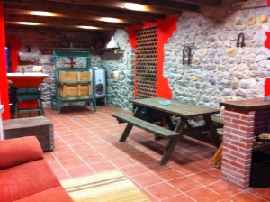 Salon lagar de sidra, casa rural el Rincón del Sella,https://www.elrincondelsella.com